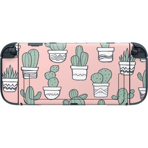 Pink Cactus Nintendo Switch 2 (2025) with Joy-Con Skin